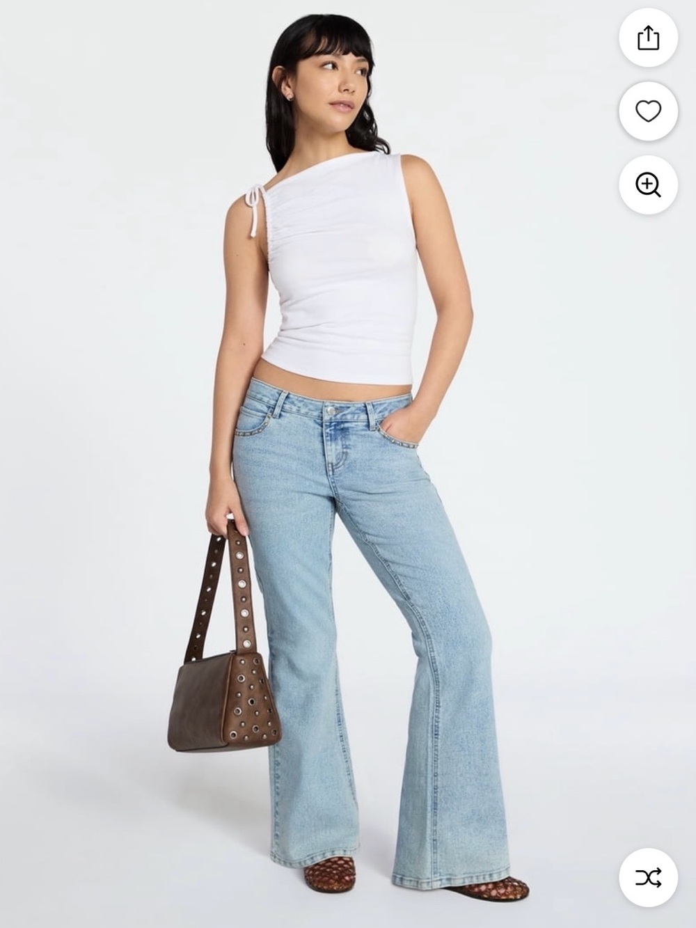 No Boundaries Light Blue Flare Jeans